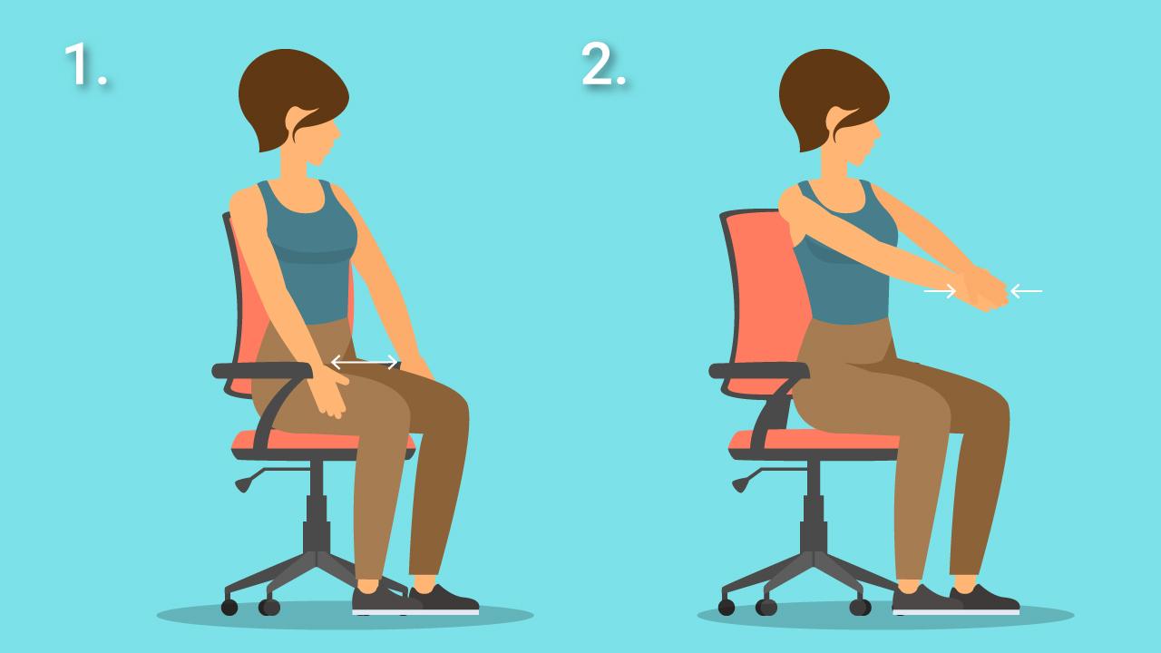 Mavie Work - Sport im Büro - Nackenübungen